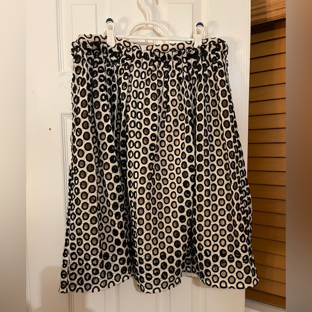 J Crew eyelet skirt